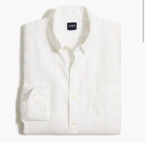NWT Men’s Slim Linen-Cotton Shirt JCrew